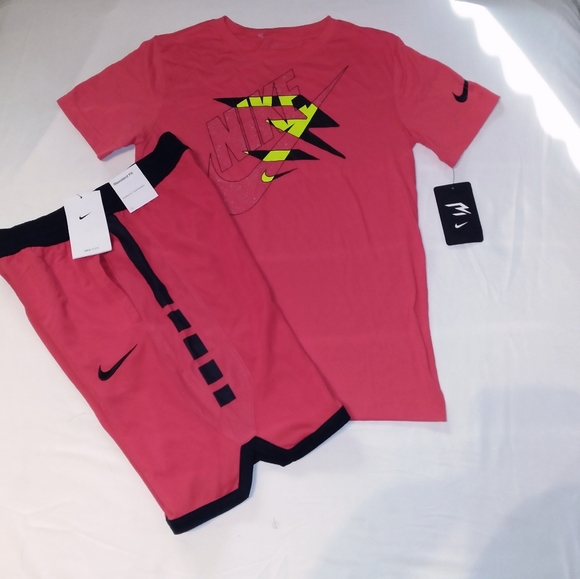 Nike Boys Youth 2pc RW3 Short Set - Large - Picture 1 of 5